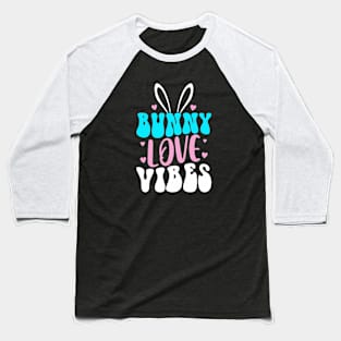 Bunny Love Vibes Baseball T-Shirt